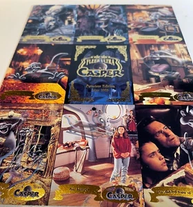 1995 Fleer Ultra Casper Premier Edition Uncut 10.5 x 7.5 Promo Card of 9 - Picture 1 of 2