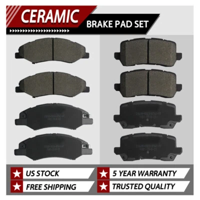 Pastillas de freno delanteras y traseras de cerámica para Honda Odyssey 2018-2023 todos los modelos Foto 1 de 4