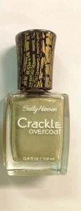 Sally Hansen Crackle Overcoat Nail Polish # 06 Antique Gold New. - Picture 1 of 2