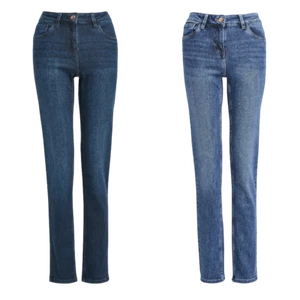 Ladies N@@t PETITE Slim Jeans Mid Rise Blue Sizes 6 - 18 - Picture 1 of 3