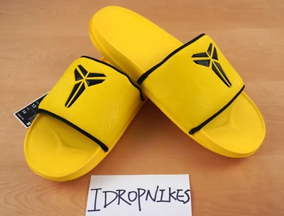 Talla 17 Para hombres - Nike Kobe Offcourt Slides Lightning Negro - IF2870-700 Foto 1 de 4