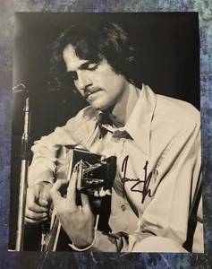 GFA Fuoco E Pioggia Dolce Bambino Giacomo Talyor Firmato 11x14 Foto COA - Picture 1 of 1