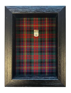 Queens Own Cameron Highlanders Medaillenetui für eine Medaille. Schwarzer Rahmen - Bild 1 von 4