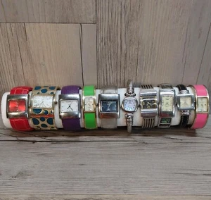 VINTAGE TO NOW Lot of 10 Womens Wrist Watches. Vivani, Cannes, Via Nova, Eikon.. - Picture 1 of 12