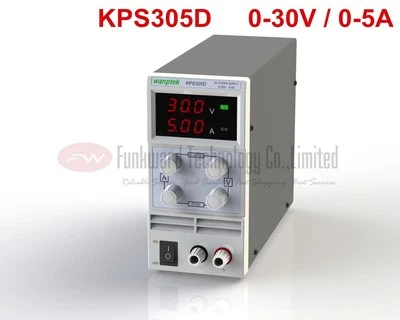 KPS305D Adjustable Mini Switch DC Power Supply Output 0-30V 0-5A AC110-220V - Image 1 of 4