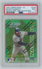 1997 Topps Inter-League Match Ups Refractor Ken Griffey Jr/Bichette PSA 9 #ILM3