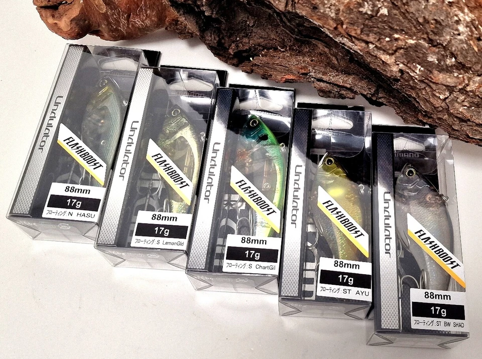 Shimano Lure Bantam Undulator 88F FB 88mm 17g Flashboost Wobbler NEW SALE - Bild 1 von 1