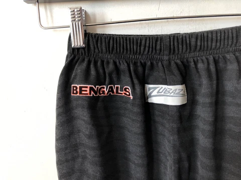 vintage cincinnati bengals zubaz pants youth size small 8 deadstock NWT 90s NOS Cover