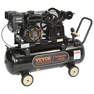 VEVOR 21 Gallon Gas Powered Air Compressor 7HP 9CFM@115PSI 115PSI Max Pressure - Picture 1 of 12