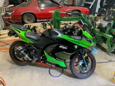 Injection Green Fairing Fit Kawasaki 2008 2009 2010 2012 Ninja 250R EX250 a076 — 第 1/4 张图片