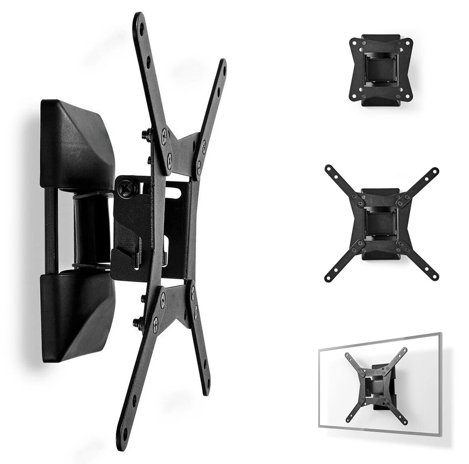 VALUELINE TV Fernseh & PC Monitor Wandhalterung A24 für VESA 75x75 100x100 200x100 200x200