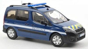 MODELLINO AUTO STATICO NOREV PEUGEOT PARTNER 2016 GENDARMERIE SCALA 1/18 - Foto 1 di 5