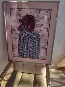 "Navajo Frau". Batik - Bild 1 von 7
