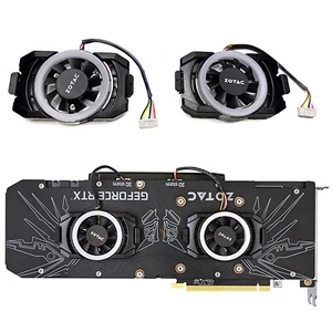 Cooling Fan Graphics Video Backplane RGB Fan For ZOTAC RTX3090 3080 3080TI 3070 - Picture 1 of 14