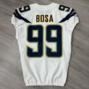 JOEY BOSA San Diego Chargers Nike Team Issue Jersey 2007 Rookie Authentic Pro - Picture 1 of 5