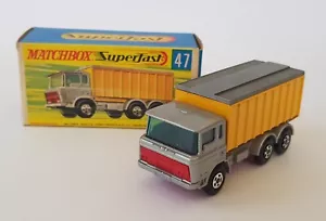 Matchbox Superfast No. 47, DAF Tipper Container Tuck Pristine Mint Condition - Picture 1 of 13