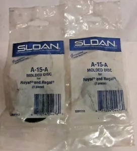 Sloan 5301111 - A-15-A - Discos moldeados para real o real - Lote de 2 - Imagen 1 de 2