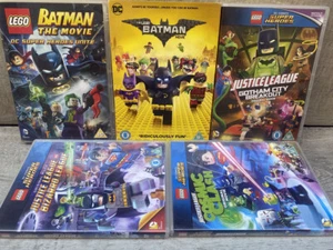 5 Lego DC Comics Batman Super Heroes Justice League Episodes Movies 6hrs+ - Picture 1 of 12