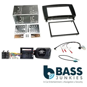 Mercedes CLK 2004-2009 W209 Car Stereo D/Din Fascia & Steering Wheel Kit CTKMB15 - Picture 1 of 1