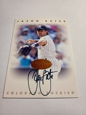 1996 Leaf Signature Bronze Series Jason Bates Colorado Rockies