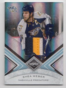 2010-11 Limited Threads Prime #83 Shea Weber Jersey /25 - NM-MT