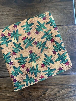 Benartex Peaceful Journey Gerry Kimmel-Carr Gold Trees Fabric 1 Yard- Vintage - Image 1 of 3