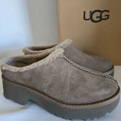 NEW WOMENS SIZE 9 HICKORY UGG NEW HEIGHTS COZY CLOG SLIPPERS SHOES 1162510 - Image 1 of 4