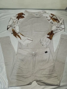 Youth Realtree Camo WARM Base Layer Thermal Top & Bottom Set Medium Boys Girls - Picture 1 of 4