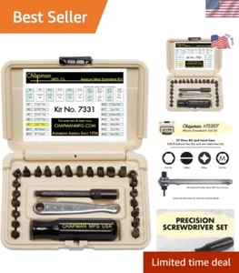 Chapman MFG 7331 All-Purpose Standard Screwdriver Set - Includes Phillips, SA... - Picture 1 of 8