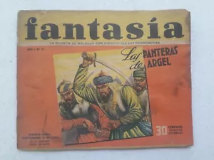 FANTASIA #12 - LAS PANTERAS DE ARGEL (E. SALGARI) - COMIC IN SPANISH - ARGENTINA - Picture 1 of 5