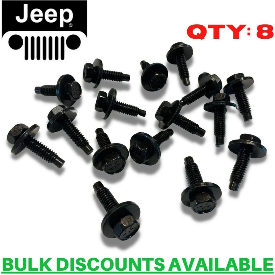 Jeep 1956-1964 6-226 asientos pista batería bandeja guardabarros soporte capó bisagra pernos mopar Foto 1 de 2