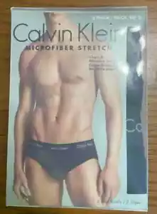 Slip uomo Calvin Klein (piccolo) HIP NUOVO CON ETICHETTE (CONFEZIONE DA 2) NP19060-001 - Foto 1 di 3