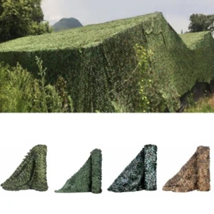 Camo Netting Blinds Great for Sunshade Camping Shooting Hunting Party Decoration - Picture 1 of 18