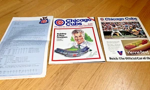 May 7, 1982 CHICAGO CUBS MAGAZINE - PROGRAM w/ Press Packet vs HOUSTON ASTROS - Imagen 1 de 19