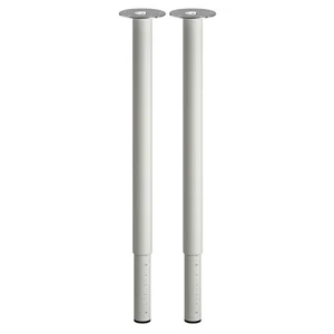 IKEA OLOV Adjustable Table Leg – White - Flexible Height - Modern Look - 2 Pack - Picture 1 of 6
