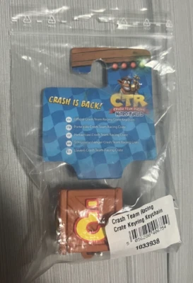 Crash Team Racing Crate Keychain Activision Numskull Official Crash Bandicoot - Image 1 of 3