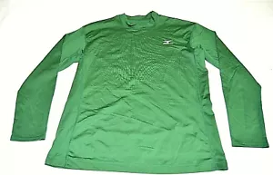 Camiseta deportiva de entrenamiento Mizuno Drylite para hombre manga larga verde oscuro talla mediana - Imagen 1 de 6