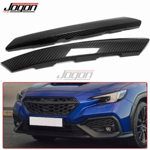 2pcs Carbon Exterior Front Grille Cover Trim For Subaru WRX S4 STI VB 2022 2023 - Bild 1 von 10