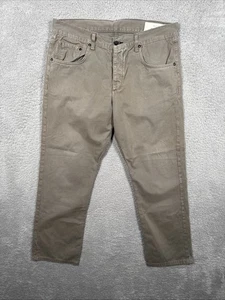 Rag & Bone Standard Issue Fit 3 Slim Straight Leg Men’s Pants Distrd Olive 34x28 - Picture 1 of 10