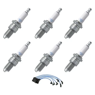 For Plymouth Grand Voyager 95 NGK Spark Plug Wire & Spark Plug Kit Foto 1 de 4