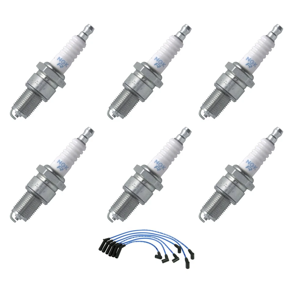 For Plymouth Grand Voyager 95 NGK Spark Plug Wire & Spark Plug Kit Foto 1 de 4