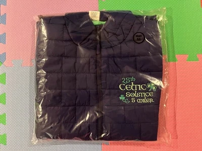 NEW 2024 25th Celtic Solstice 5 Miler Run Baltimore MD Embroidered Vest Men's M - Image 1 of 4