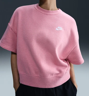 Camiseta suelta Nike Sportswear para mujer rosa brezo club polar (HV2340-699) talla M/L Foto 1 de 4
