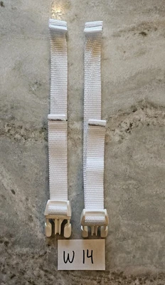 Lote W14 Fisher Price Deluxe Take Along Baby Swing 2 alças de cintura branco brilhante - Imagem 1 de 3