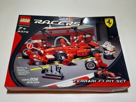 LEGO Racers 8375 Ferrari F1 Pit Set, NEW Unopened Box