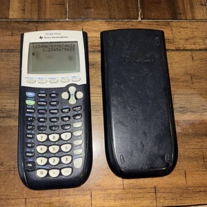 Calculadora gráfica Texas Instruments ti-84 plus negra usada en excelente estado - Imagen 1 de 6