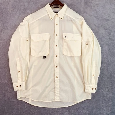 Camisa masculina de manga comprida Browning RBO Trekwear pesca GG viagem caminhadas ao ar livre - Imagem 1 de 4