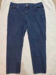 Women's Terra & Sky Denim Jeans 18W Stretch Straight - Picture 1 of 16