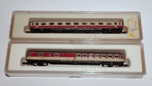 Märklin miniclub scala Z 8723 + 8734 vagone ristorante + carrozza passeggeri TEE DB con scatola originale - Foto 1 di 8