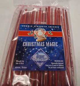 THE DIPPER DOUBLE STRENGTH 19 INCH INCENSE CHRISTMAS MAGIC 25 STICKS 3+ HOURS - Picture 1 of 2